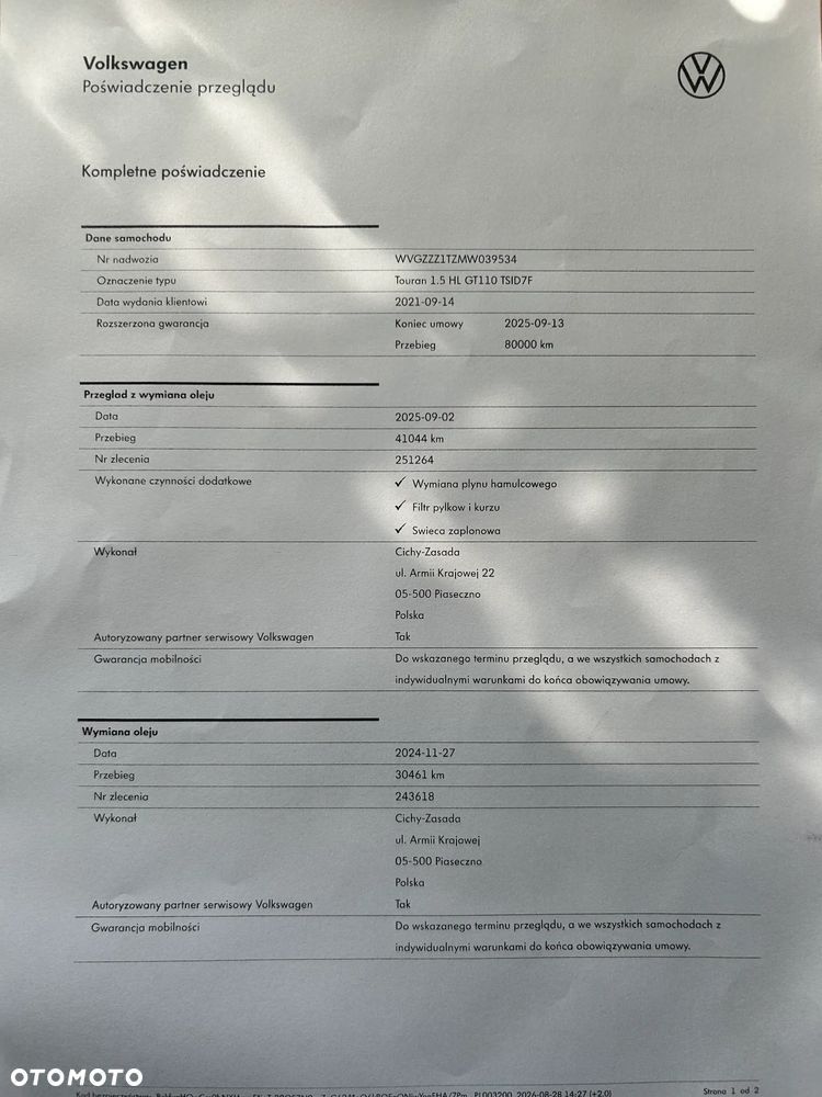 Volkswagen Touran 1.5 TSI EVO Highline DSG - 18