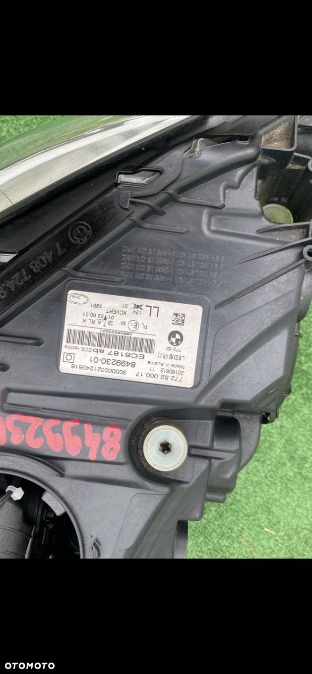 LAMPA PRZEDNIA PRAWA BMW 7 G11 G12 ADAPTIV LED 8499230 - 5