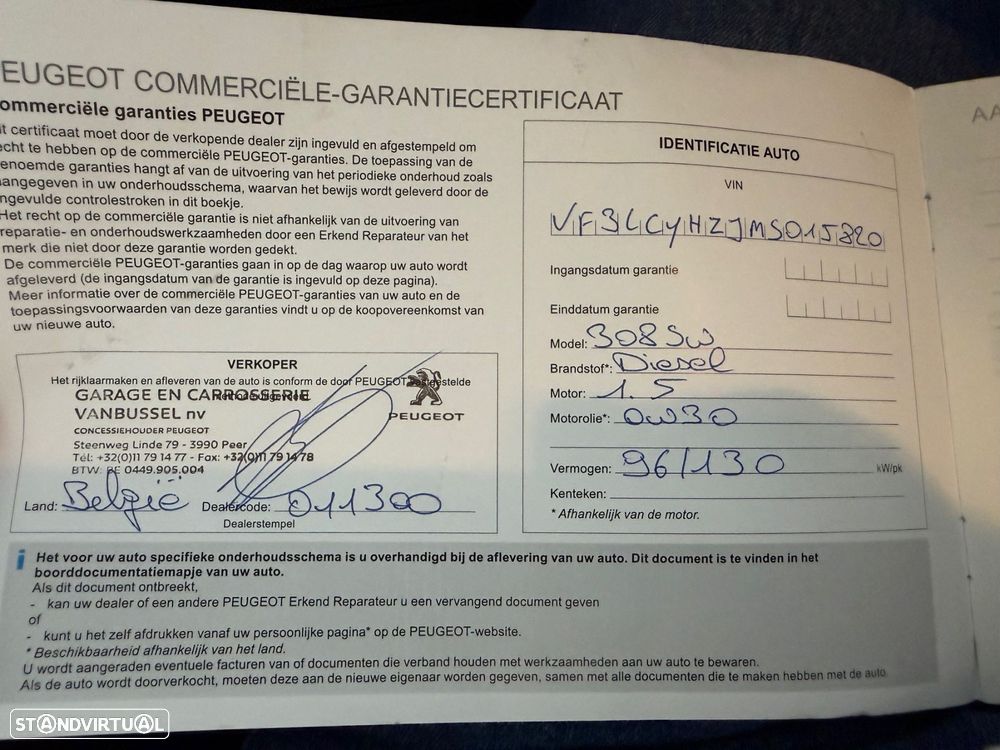 Peugeot 308 SW 1.5 BlueHDi Active - 37