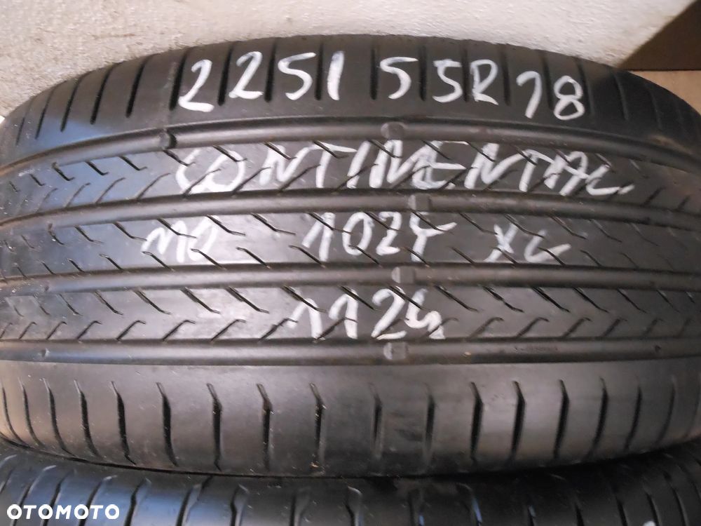 Opony 225/55r18 continental eco contact 6Q * MO 6,5mm lato para - 2