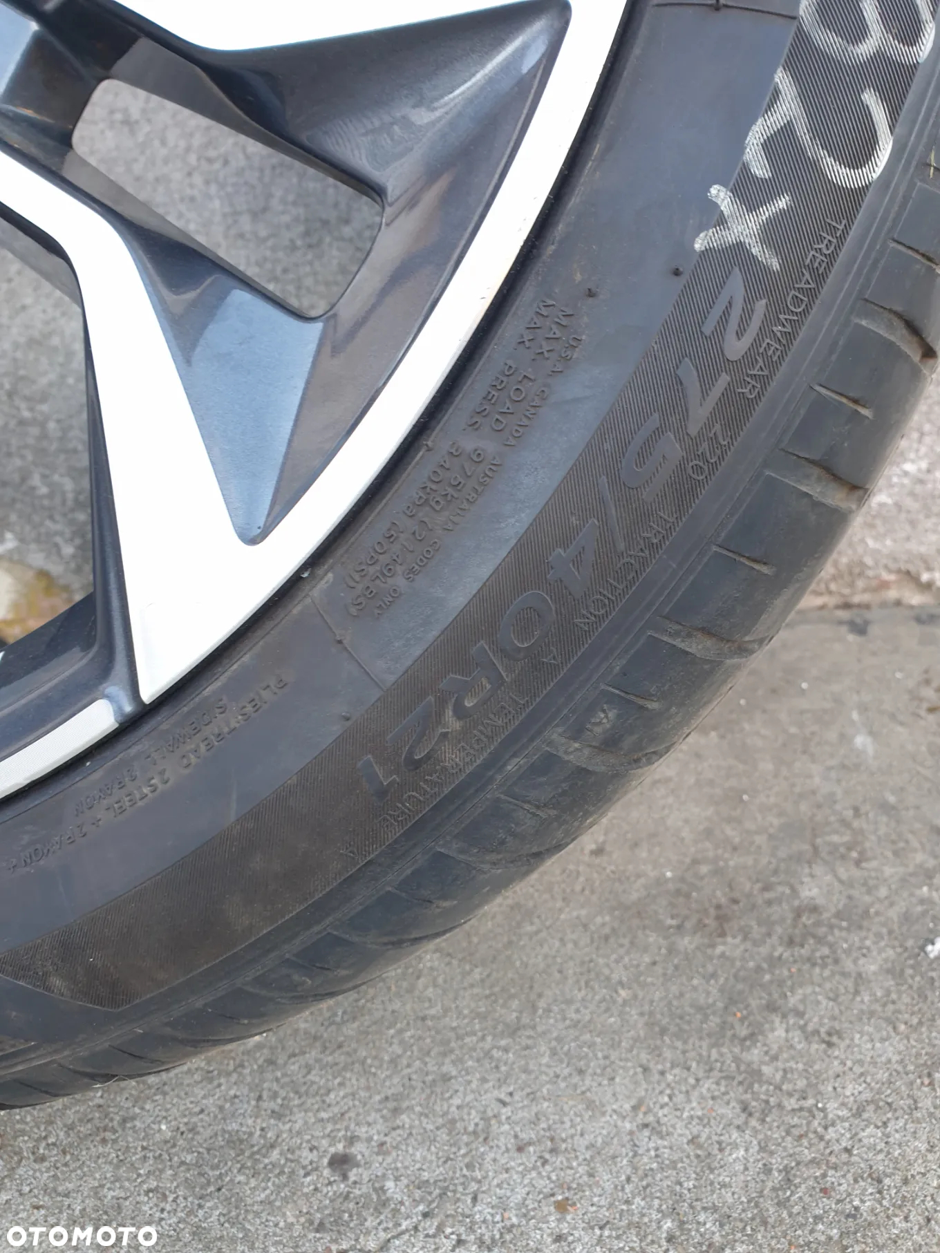 KOŁO FELGA ALUMINIOWA ALUFELGA OPONA HANKOOK Z OPONĄ 21 CALI 275 / 40 R 21 BMW X5 G05 X6 G06 X7 6885460 - 7