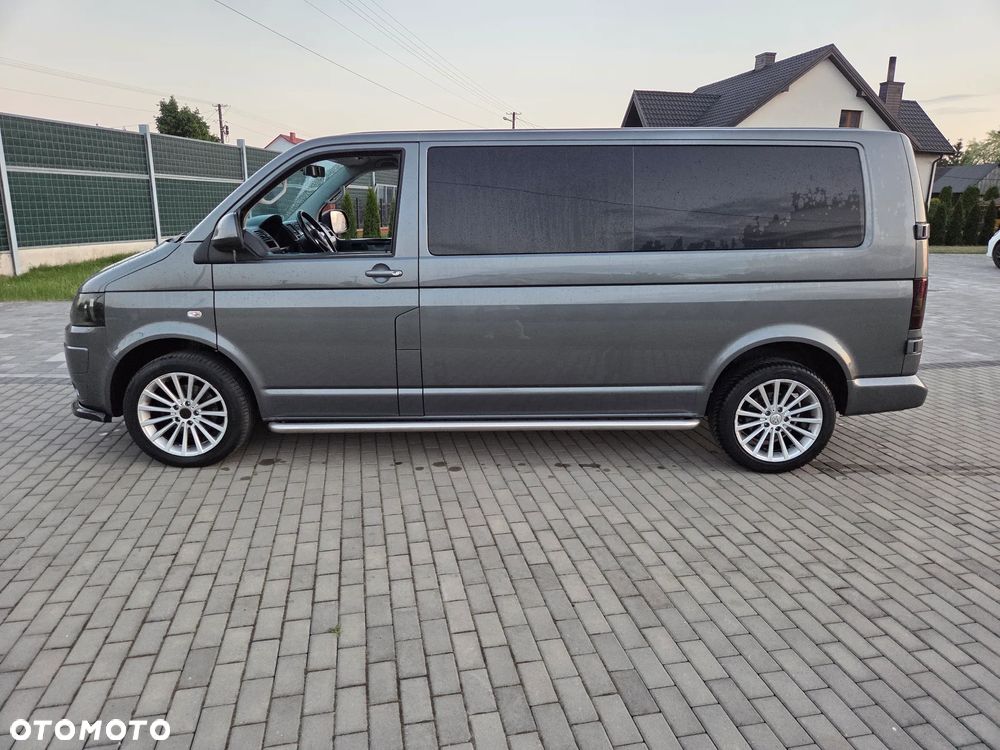 Volkswagen T5 FACE LIFT 2.0TDI 140KM LONG KLIMA FULL OPCJA LONG ORYGINAŁ ZADBANY DUBEL KABINA - 8