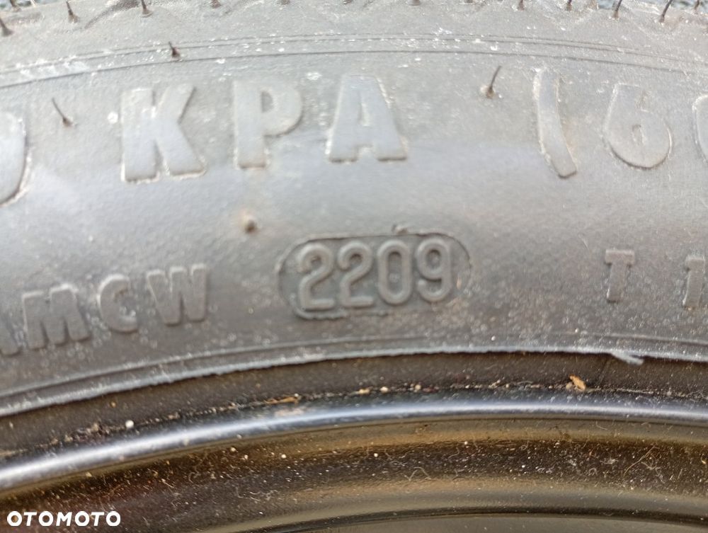 koło zapasowe dojazdowe Continental T125/70R18 vw golf V IV plus touran passat b7 - 7