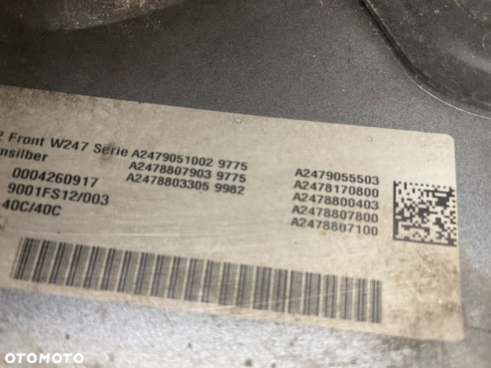 ZDERZAK PRZEDNI MERCEDES B KLASA W247 A247 - 8