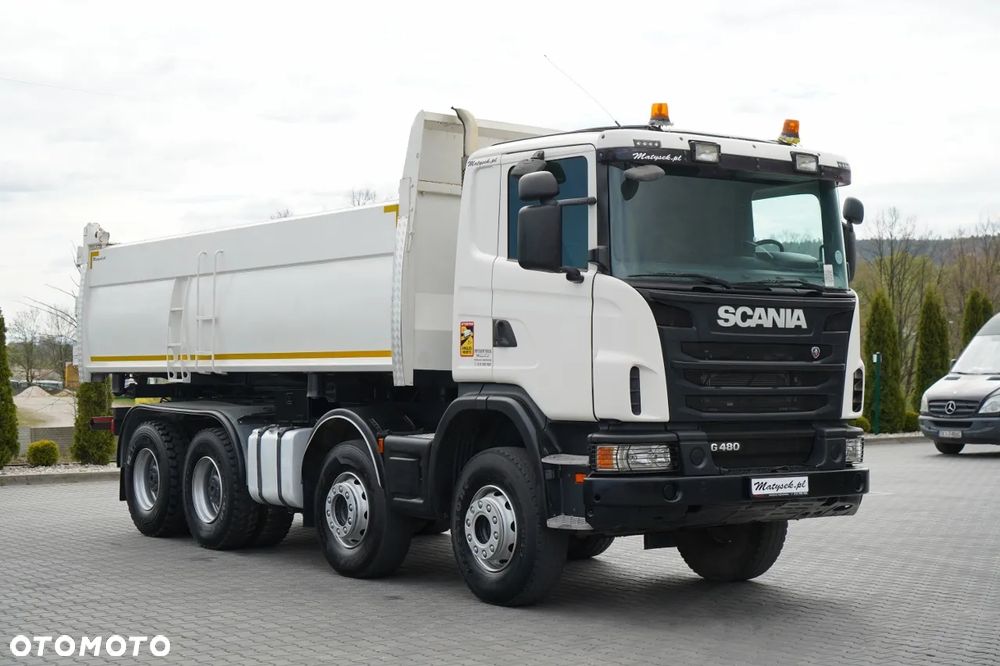 Scania G 480 / 8x4 / WYWROTKA / HYDROBURTA / BORDMATIC / MANUAL - 18