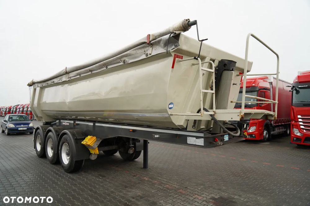 Inny HEUSER WYWROTKA / 26 m3 / ALUMINIOWA / 4 500 KG / ALUFELGI / 2017 R - 2