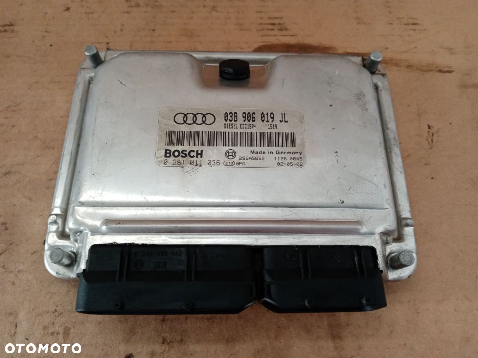 Komputer sterownik silnika Audi A4 B5 1.9 TDI 038906019JL 0281011036 - 1