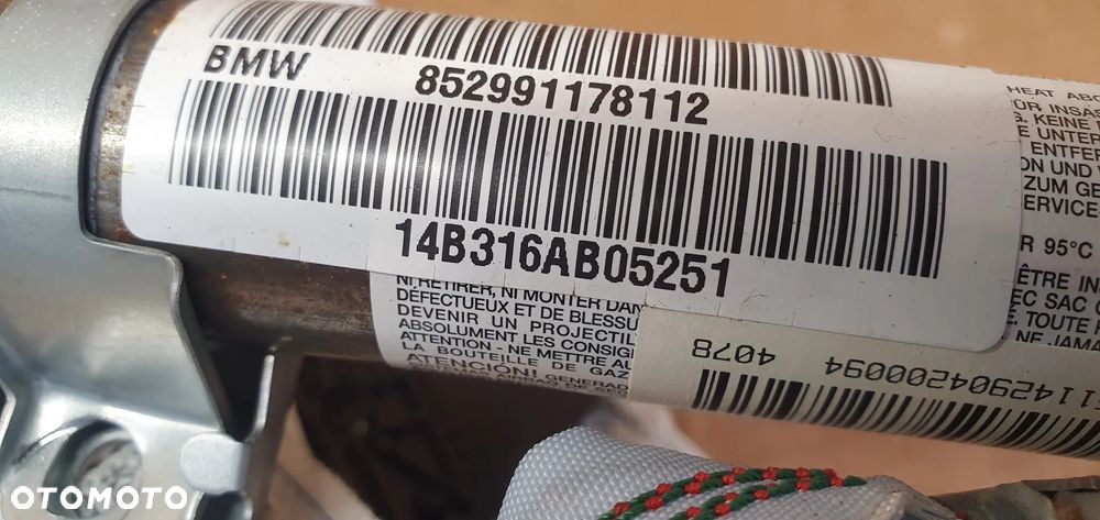 Kurtyna Airbag poduszka prawa BMW X1 E84 Lift 34046020G - 8