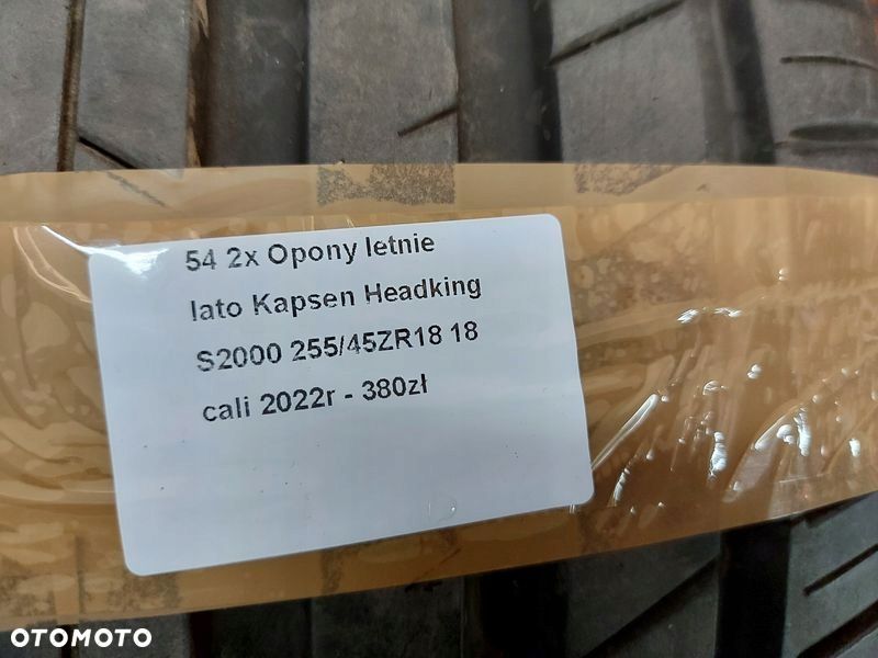 2x opony letnie lato kapsen headking s2000 235/50/r18 2022r - 7