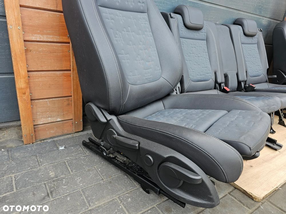 FOTELE PRZÓD TYŁ PODUDZIA PÓŁSKÓRA OPEL MERIVA B EUROPA PODGRZEWANE - 16