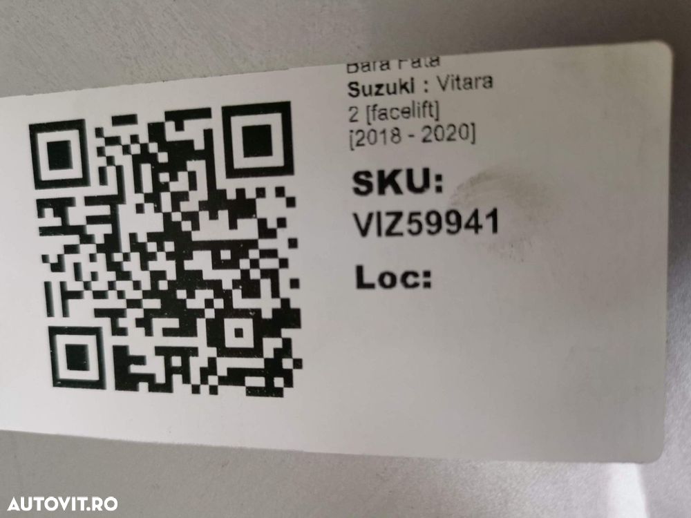 Bara Fata Suzuki  Vitara 2 [facelift] 2018 2019 2020 Originala In Star - 8