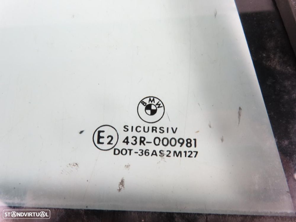 Vidro fixo porta Direito/Trás Usado / Original BMW 3 (E46) 51348196030 - 3