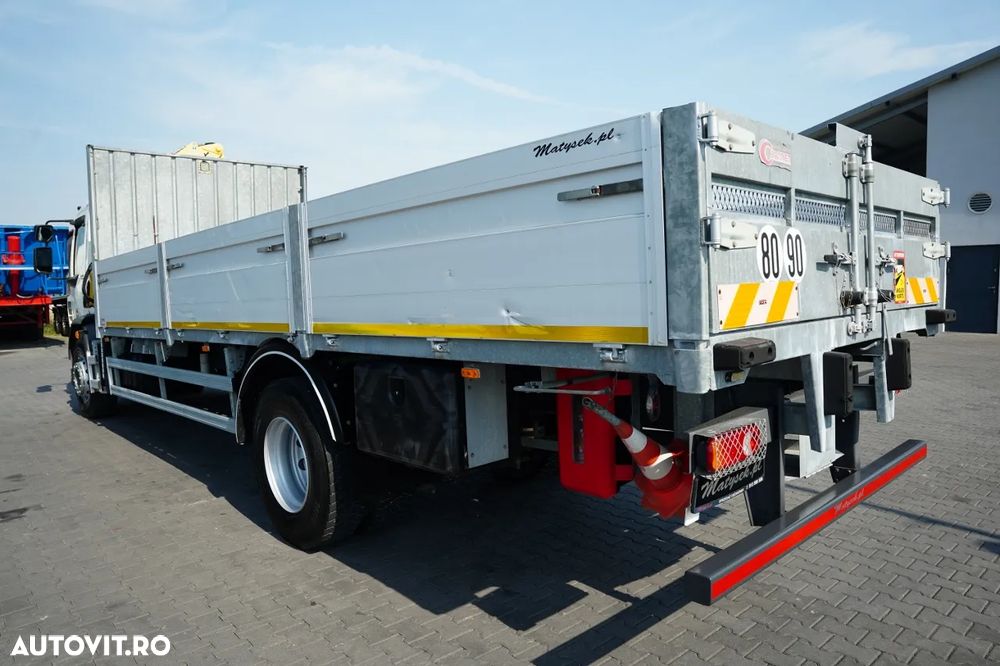 DAF LF 250 / 4x2 / CAROSERIE DE LIVRARE 7,3 m / HYVA HB150XE3 HGV / RIDICARE MAXIMĂ: 10,06 M / PODEA REZISTENTĂ / ROTATOARE / TELECOMANDĂ / EURO 6 - 11