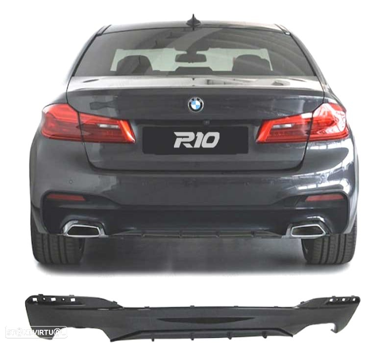 DIFUSOR SPOILER BMW G30 17-19 LOOK M PERFORMANCE - 2