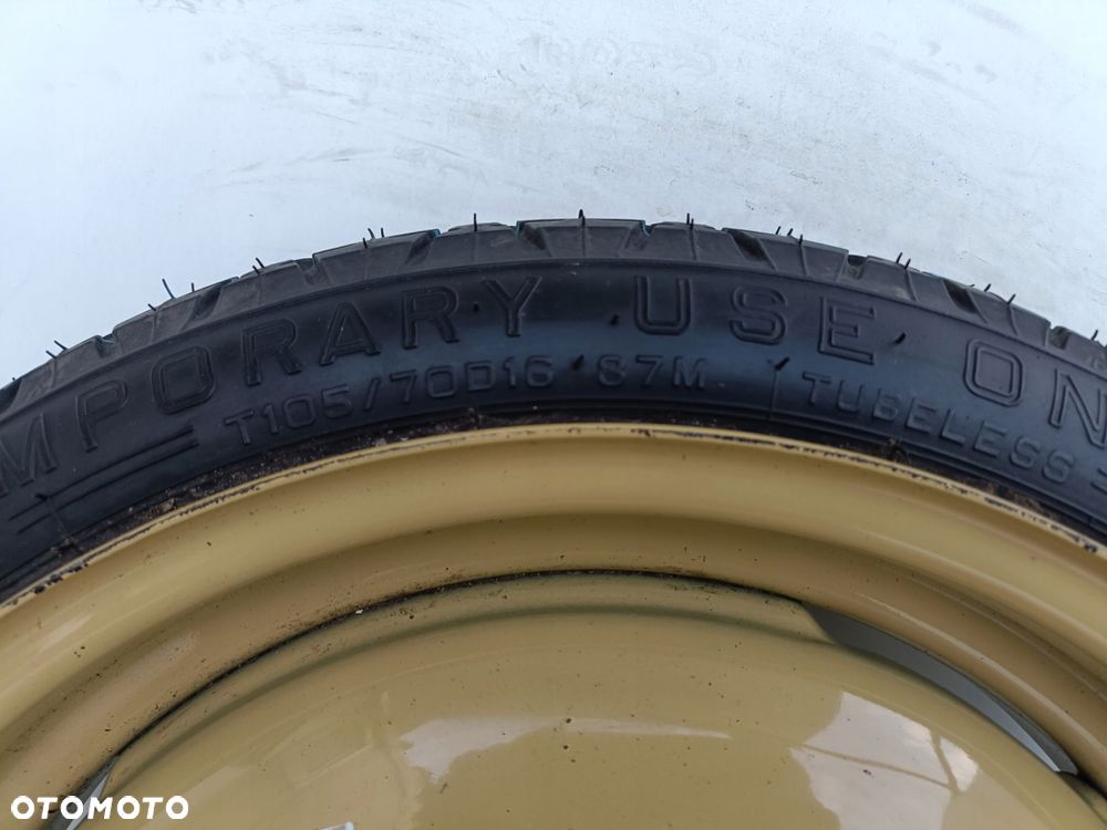 KOŁO DOJAZDOWE Subaru Justy IV 4 _ dojazdówka 105/70 R16 4x100 - 7