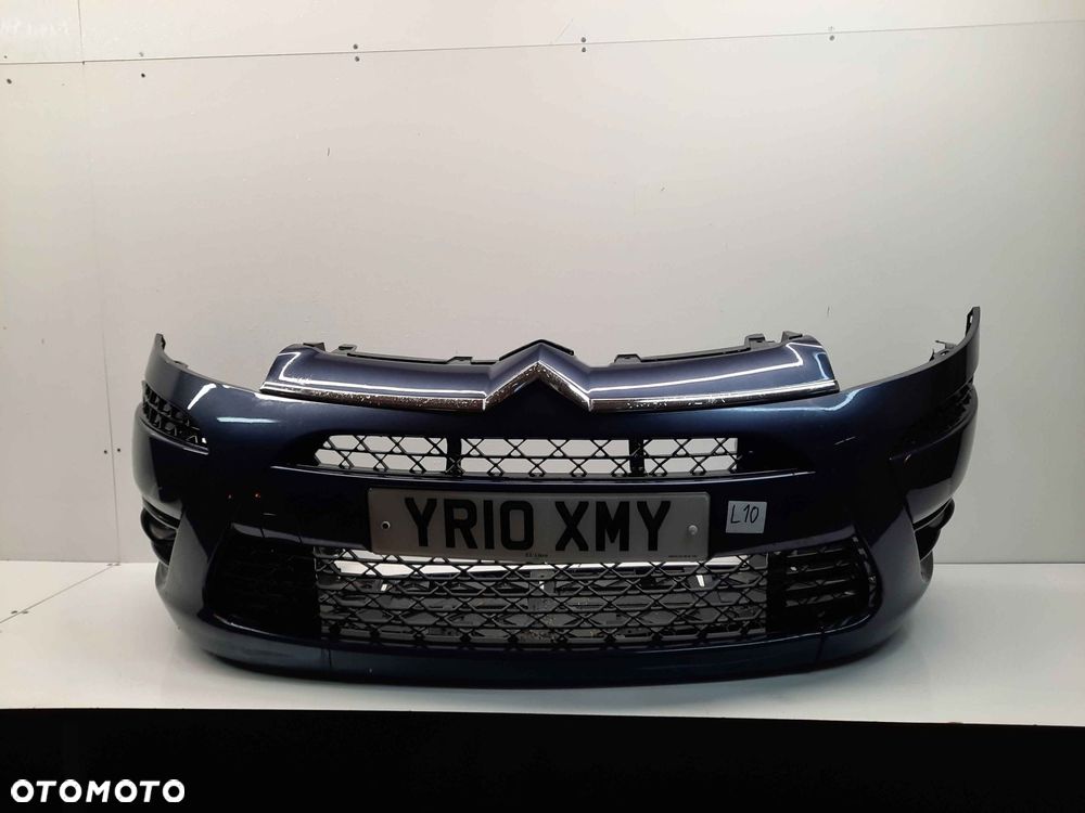 } ZDERZAK PRZÓD PRZEDNI CITROEN C4 PICASSO KENC SZARY GRAFITOWY HALOGENY - 1