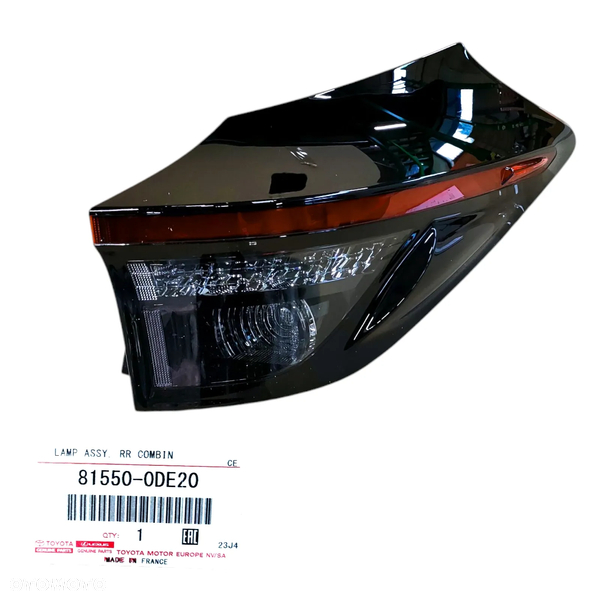 TOYOTA YARIS CROSS LAMPA TYLNA PRAWA 815500DE20