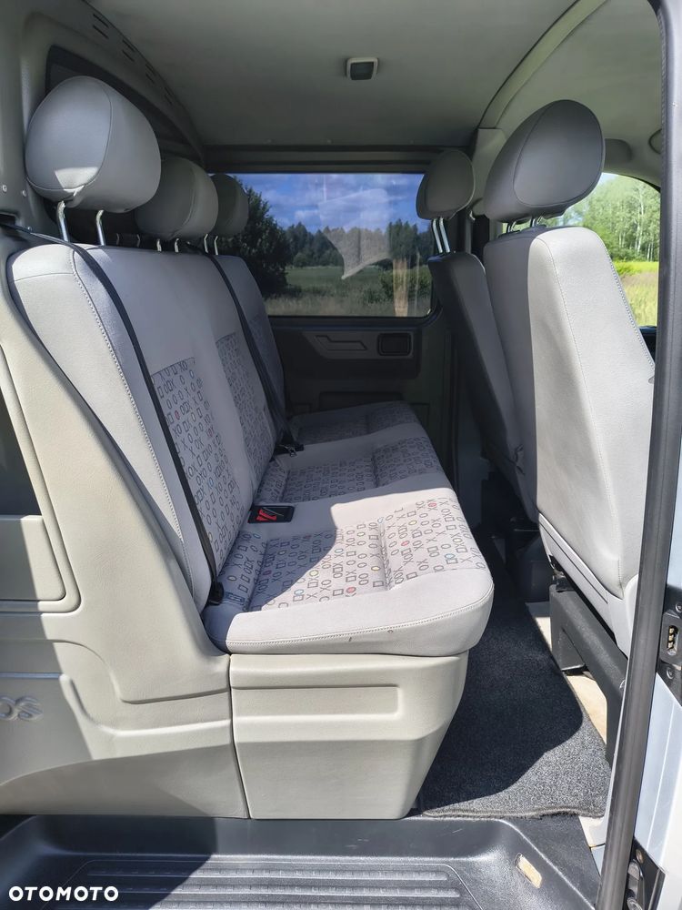 Volkswagen TRANSPORTER T5 Klima Elektryka Tempomat Duże Radio Brygadówka Dubel Kabina Klapa Rury - 14