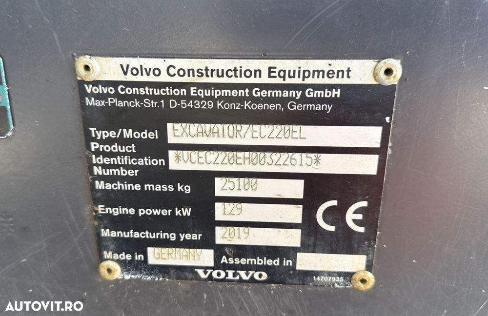 Volvo EC220EL Excavator - 4