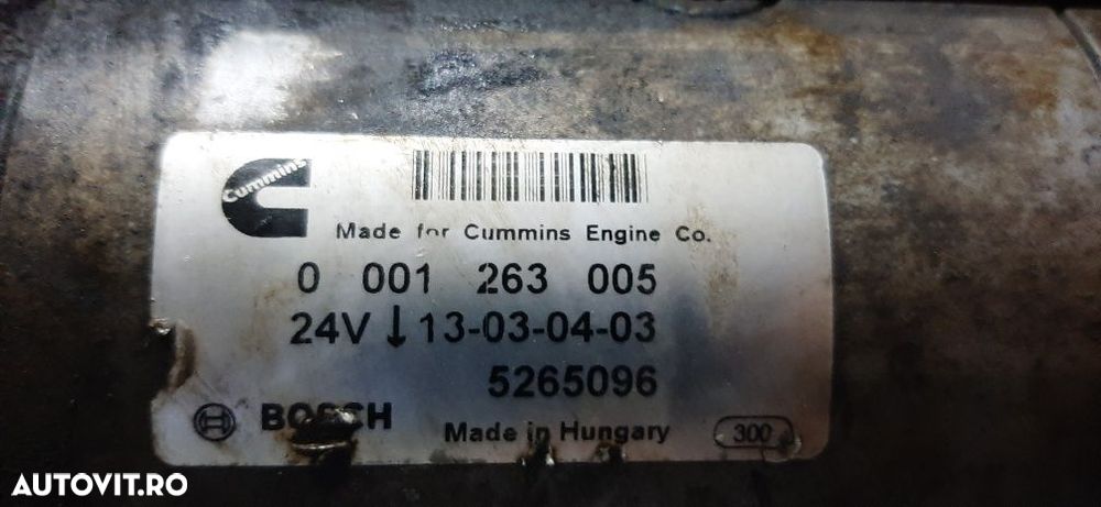Electromotor pentru motor Cummins cod 5265096 - 8