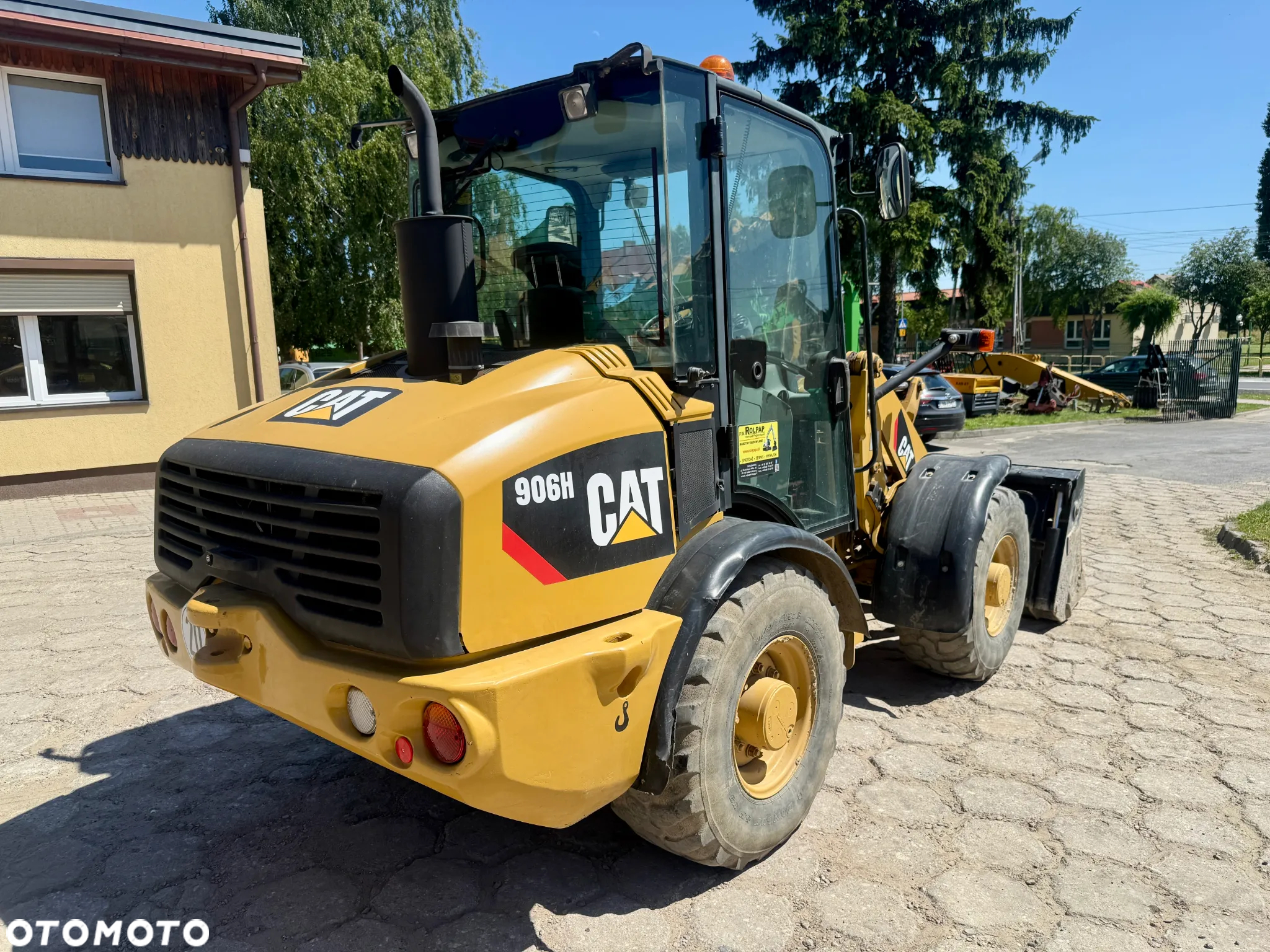 Caterpillar ładowarka kołowa przegubowa 906H rekin widły szybkozłączne, szufla OTWIERANA - 2