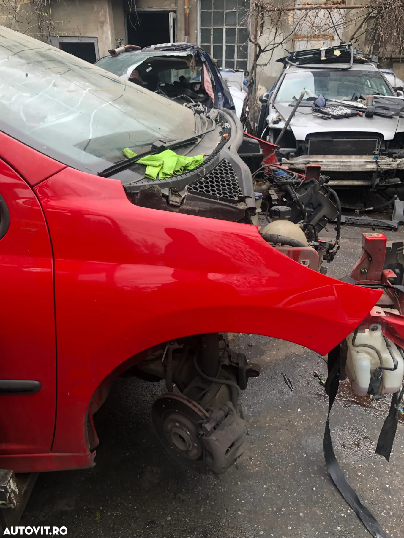 Aripa stanga/Aripa dreapta fata Peugeot 207 rosu - 9