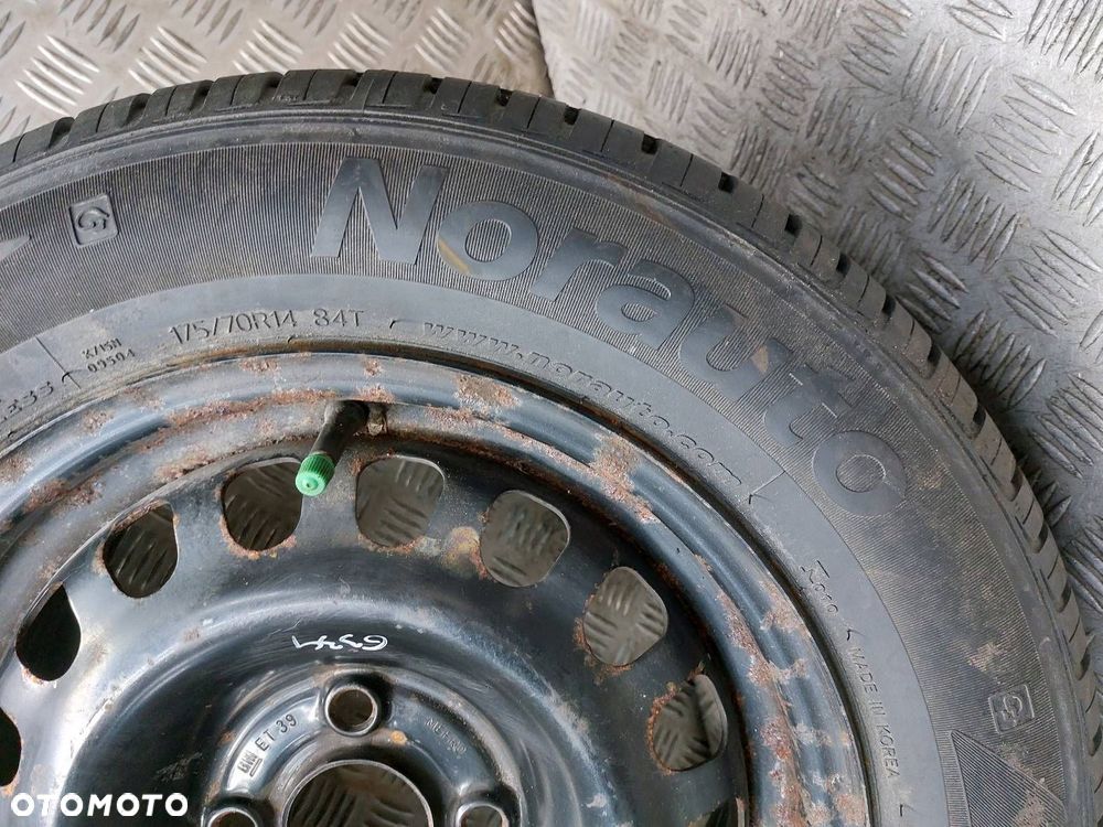 ORGANIZER + DOJAZDÓWKA 4x100 5,5Jx14 ET39 FI56,6 175/70R14 2012R NORAUTO - 9