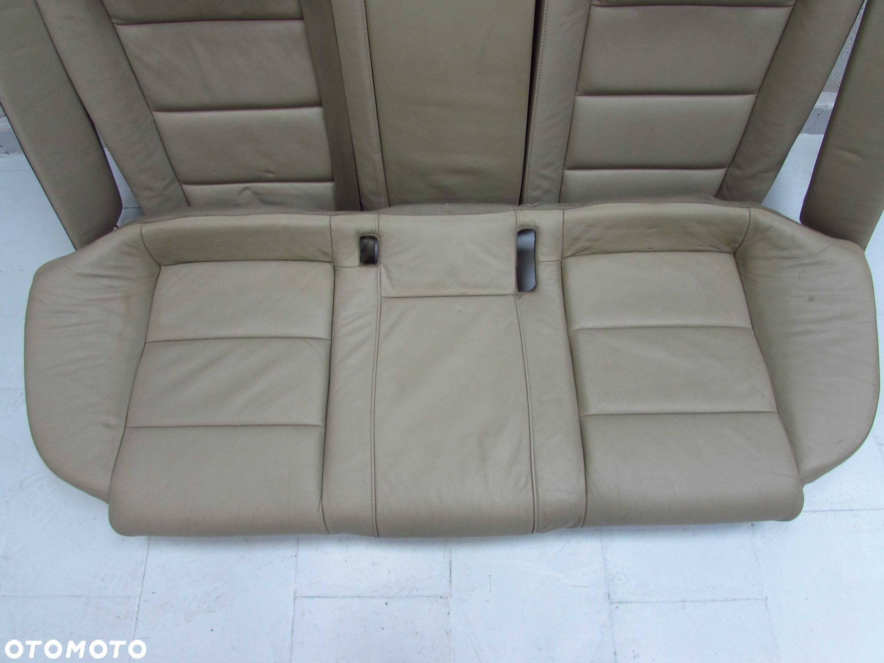 AUDI A6 C6 AVANT 04-11 FOTEL SIEDZENIE KANAPA SKORA JASNA - 5