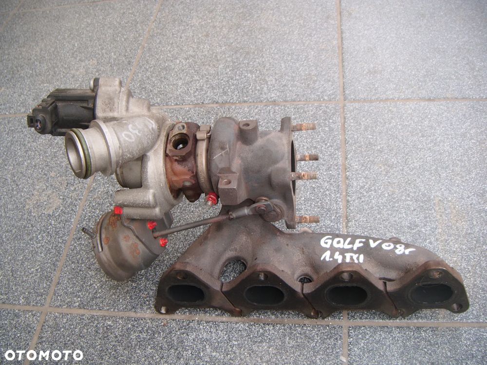 vw golf V 1.4 tsi 08r turbo- turbina - 1