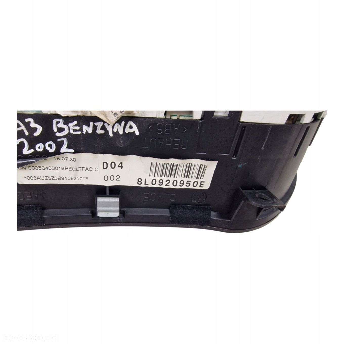 AUDI A3 BENZYNA LICZNIK ZEGARY PRĘDKOŚCIOMIERZ ORG. 8L0920950E - 3