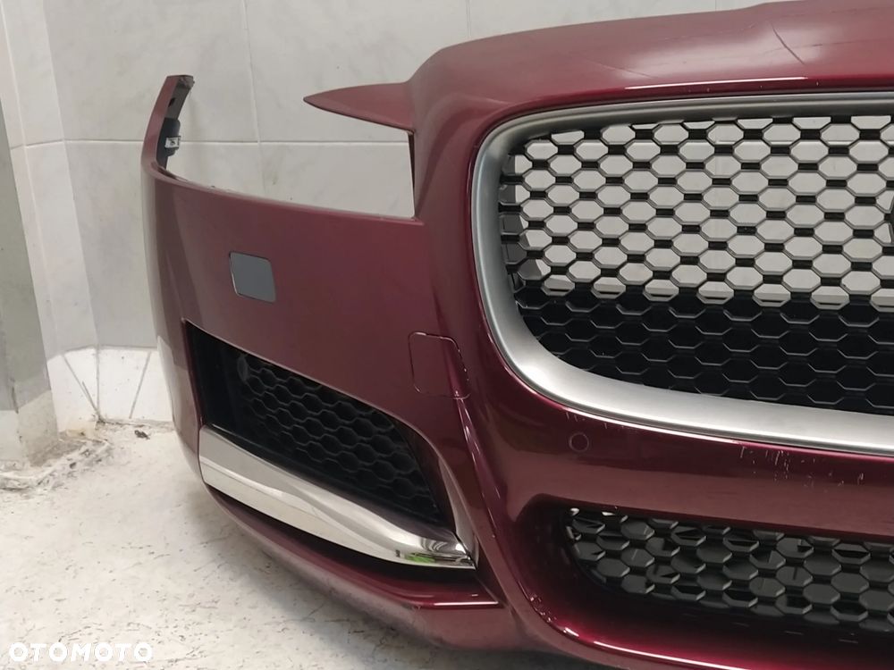JAGUAR XF X260 ZDERZAK PRZÓD PRZEDNI KOMPLETNY 4XPDC SPRYSKIWACZE GRILL ATRAPA CHŁODNICY ZNACZEK WIĄZKA ORYGINAŁ - 3