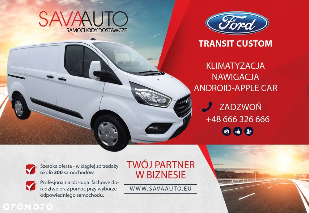 Ford TRANSIT CUSTOM ​*L1H1*KLIMA*TEMPOMAT*NAWIGACJA*CZUJNIKI* - 1