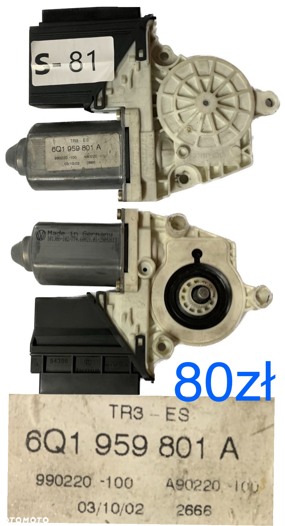 Silnik Silniczek Podnoszenia szyb szyby przód tył prawy lewy Audi Seat Skoda Volkswagen 6Q1959801A 1K0959701P 1K0959793L 1K0959792D 1T0959702A 5P0837401C 1K0959793D 5P0837401A 1J1959802B 1J1959802D 1J0959802F 101431-202 1J0959802C 1C0959802B 5P0837402 1K0959793D 1K0959792G 5P0837402H 1T0959702B 6Q0959812A 6L1959801 1K0959703E 1K0959701AC 1K5837401AM 1K0959704M 1K0959703E 4F0959801A - 2