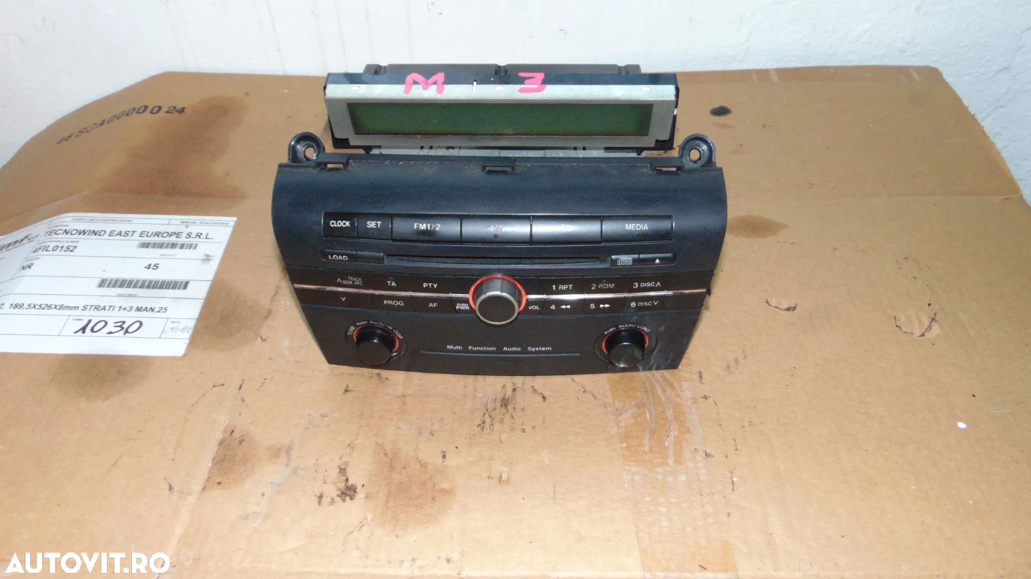 Radio CD Mazda 3 an 2006 cod 14794018 - 1