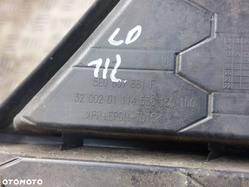 HALOGEN LEWY KRATKA SKODA OCTAVIA III LIFT 5E0941699F 5E0807681F - 6