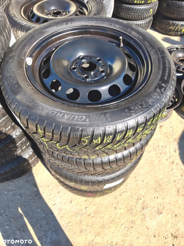 5x112 Koła Zimowe Zima Felgi Stalowe Stal 16 VW SHARAN GOLF 5 6 7 V VI VII CADDY TOURAN JETTA PASSAT B5 B6 B7 3C0 SKODA OCTAVIA II III IV 2 3 4 SUPERB YETI SEAT EXEO LEON TOLEDO ALTEA ALHAMBRA AUDI A3 8P 8V A4 B5 B6 B7 A6 C5 C6 5,5mm 22r. Legnica ALU-RAD 205/55 - 2