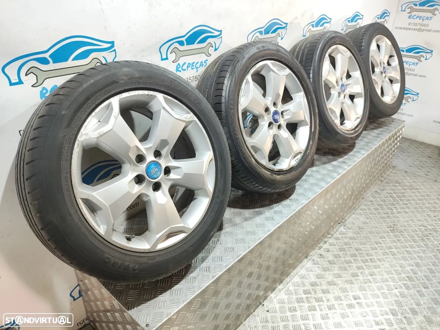 Jantes 18" Ford - Kuga - ORIGINAIS - 7.5J | ET52,5 | 5x108 - 18 Polegadas | 8V4J-1007-BB | 8V4J1007BB | Jante | 5 x 108 | 235 50 18 | Pneus - 1