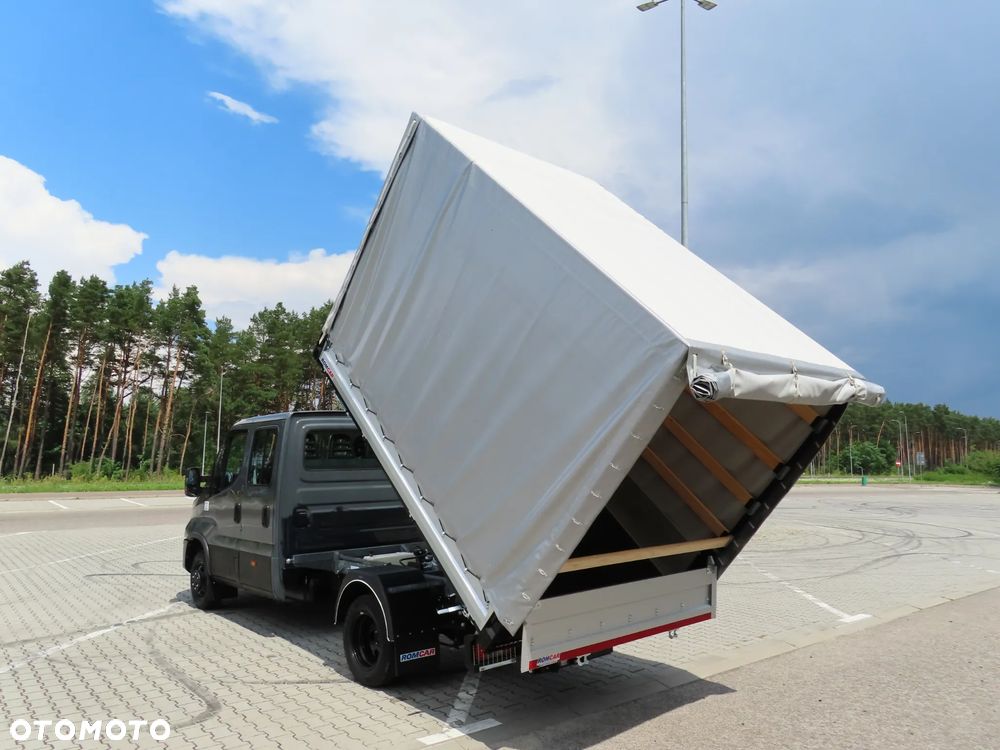 Iveco DAILY 35C16 Doka Dubel Brygadowy MIXTO 6-Cio Os.+755 Kg Ład. Wywrotka Kiper Wywrot x 3 str. 3100 mm Długość + Stelaż i Plandeka 2100 mm Wysokość Renomowanej Firmy RomCar Rozstaw Osi 3750 mm Blokada Tylnego Mostu WZMACNIANY HAK 3500 Kg 55 Tys Km Przeb. Stan Auta JAK NOWY POLECAM - 27