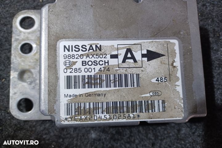 Calculator airbag 0285001474 Nissan Micra K12 [2002 - 2007] Hatchback - 4