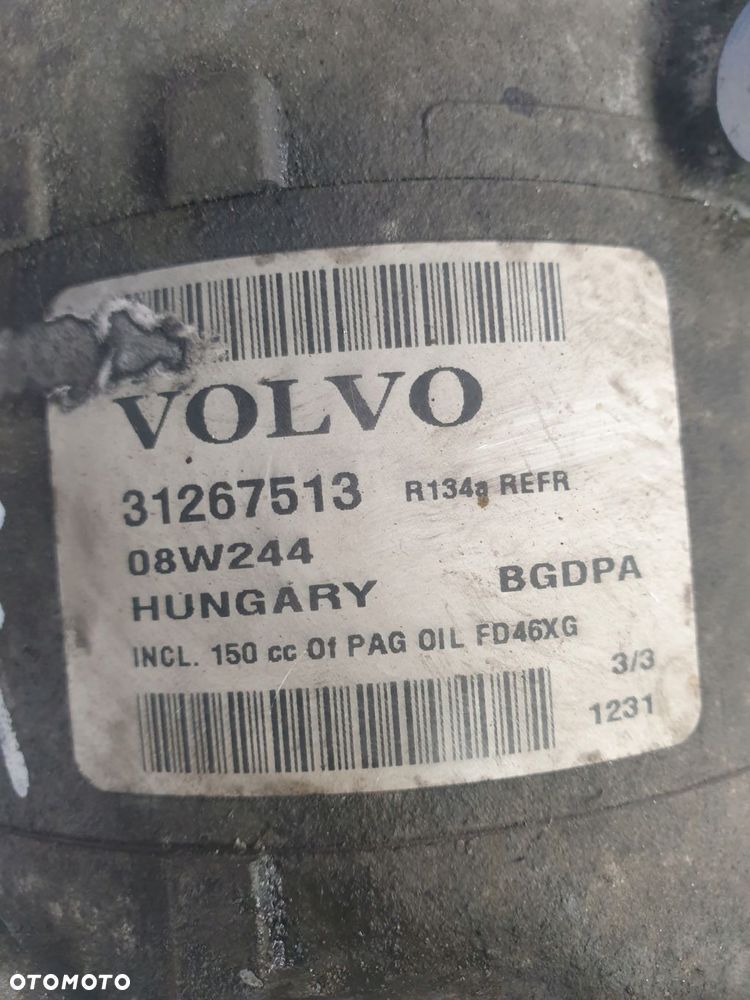 SPRĘŻARKA KLIMATYZACJI Volvo V70 III 2.0 16V _ 31267513 - 10