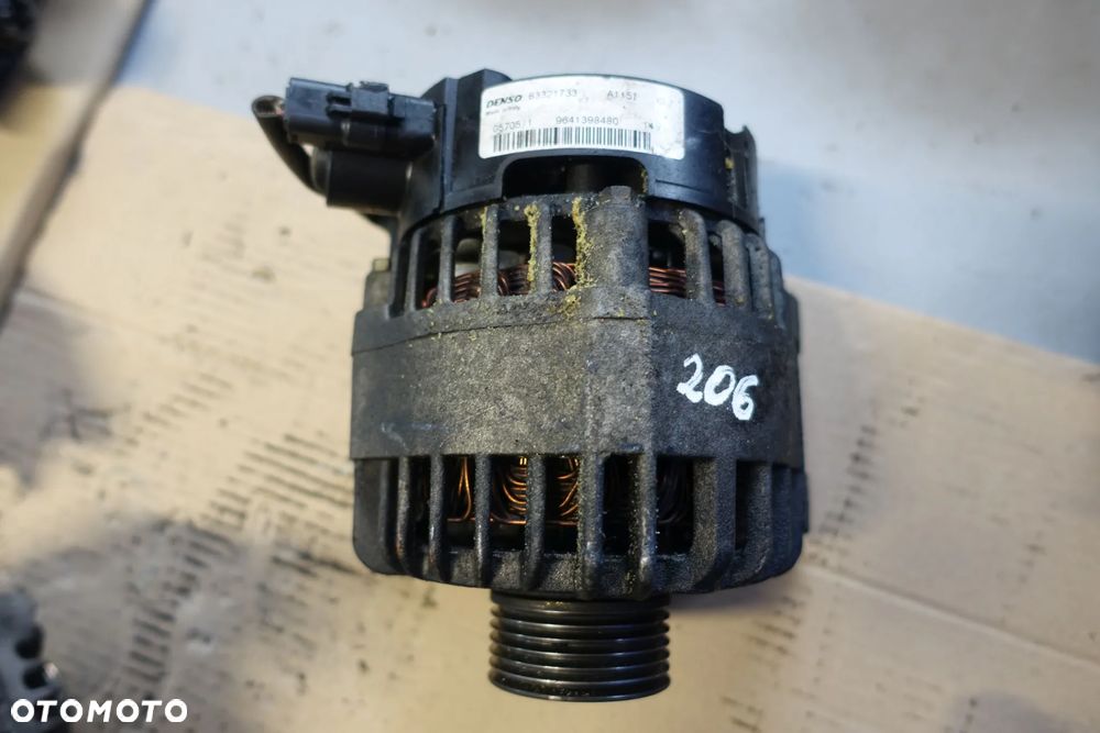 ALTERNATOR PEUGEOT 206 1.4 1.6 B 9641398480 - 1