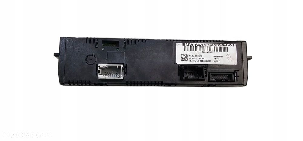 Bmw E81 E82 E87 E88 E90 E84 Panel Sterowania Nawiewu Klimatyzacji 9250394 - 6