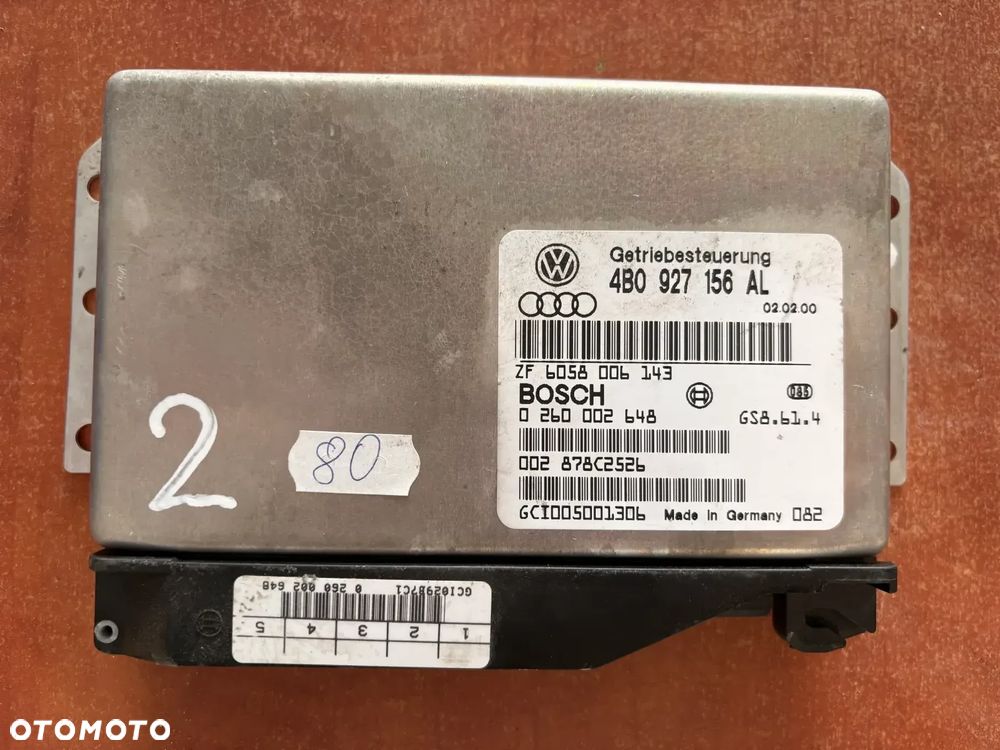4B0927156AL STEROWNIK KOMPUTER MODUŁ SKRZYNI BIEGÓW AUDI A6 C5 - 1