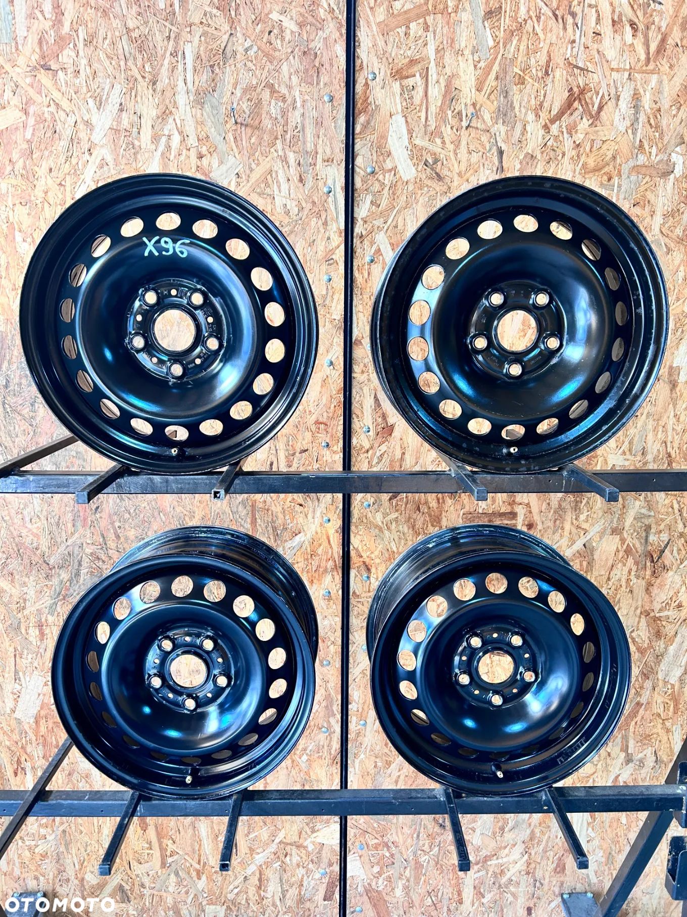 4 FELGI STAL. VW GOLF 7 , CADDY , SEAT LEON 3 , SKODA OCTAVIA 3  15'' 6J  ET43 - 1