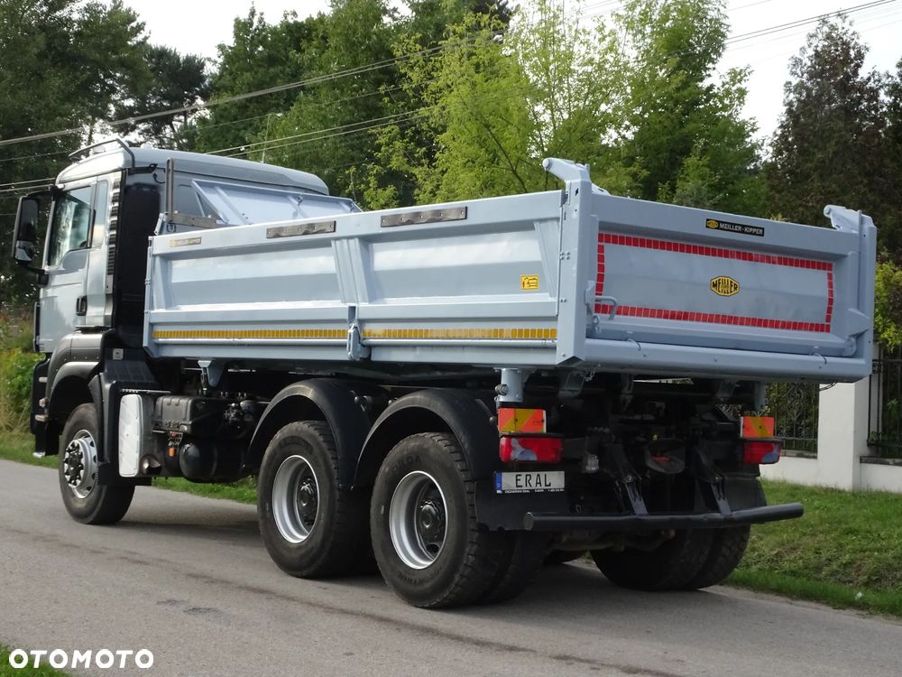 MAN TGS 26.480 6X6  Kipper Meiller 3-stronny Hydroburta stan idealny - 5