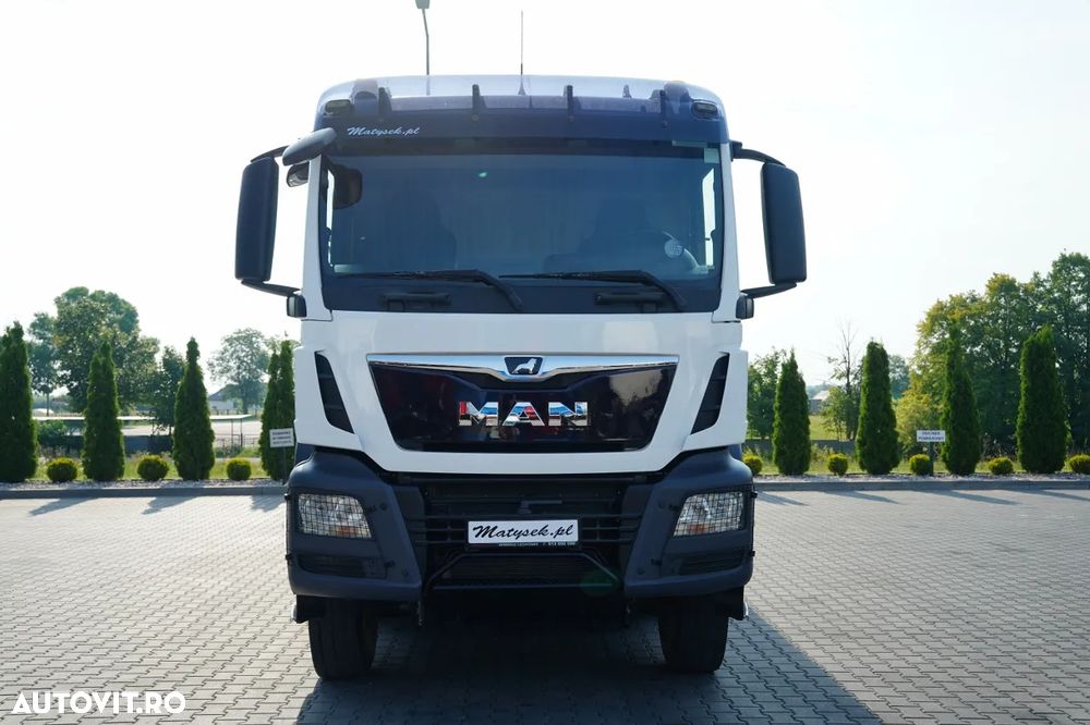 MAN TGS 35.420 / 8X4 / BASCULATOR 2 LATURĂ / MEILLER KIPPER / HYDROBRA / AUTOMAT / EURO 6 - 14