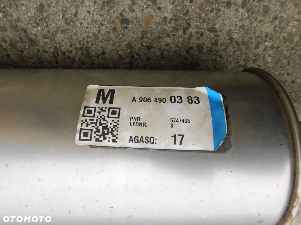 Tłumik Końcowy Wydech Mercedes Sprinter W906 A9064904401 A9064900383 OEM ŁADNY - 3