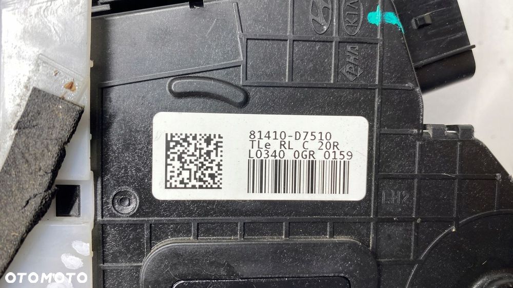 HYUNDAI TUCSON II ZAMEK DRZWI LEWY TYŁ TYLNY 15-21 81410-D7510 - 7