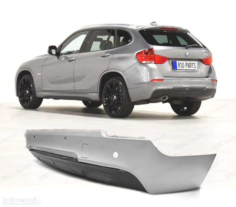 PARA-CHOQUES TRASEIRO BMW X1 E84 09-13 PDC LOOK M PDC - 1