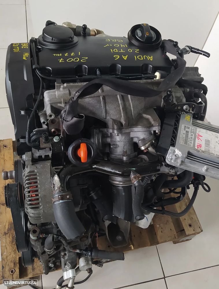Motor audi A6 2.0TDI 140cv BRE - A6 C6 - caixa 6 velocidades GYX ano 2007 - 5